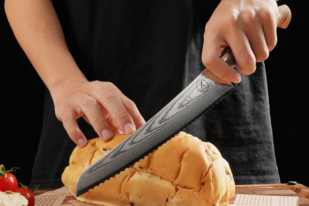 Premium Bread Knife Rosewood