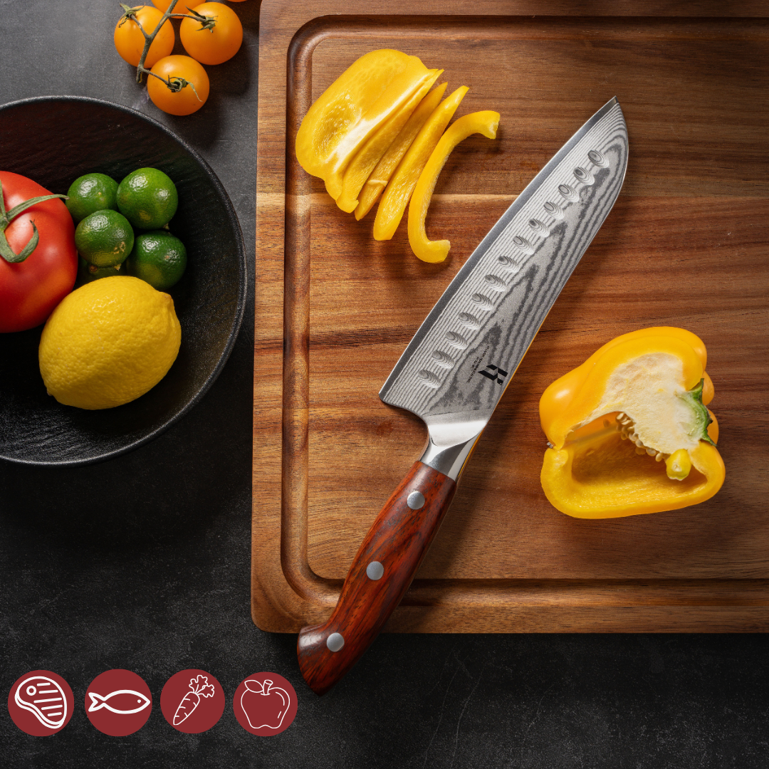 Santoku and utility knife