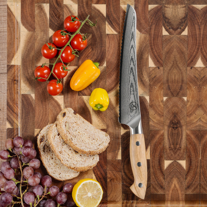Premium Bread Knife Rosewood