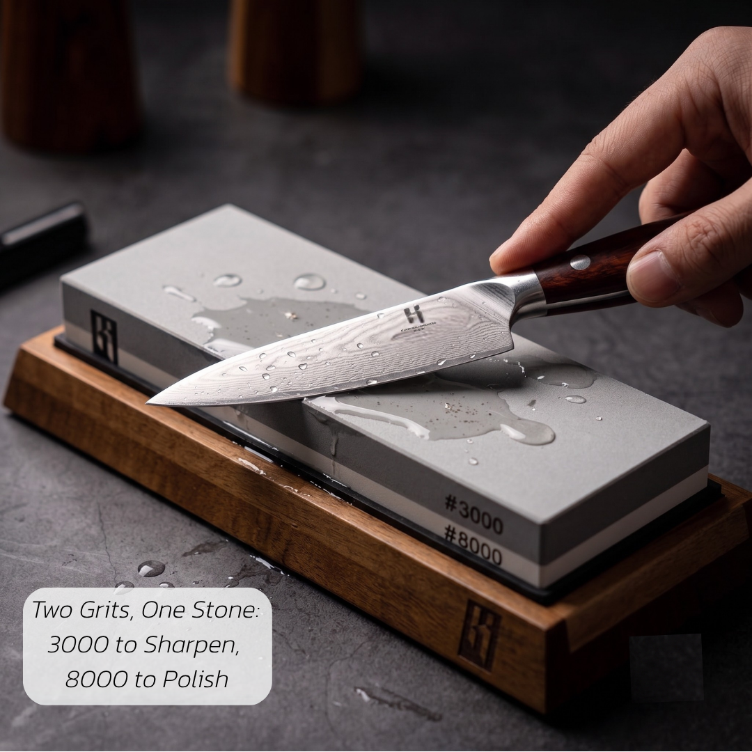 XXL Whetstone 3000/8000 Knife Sharpener