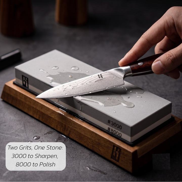 XXL Whetstone 3000/8000 Knife Sharpener