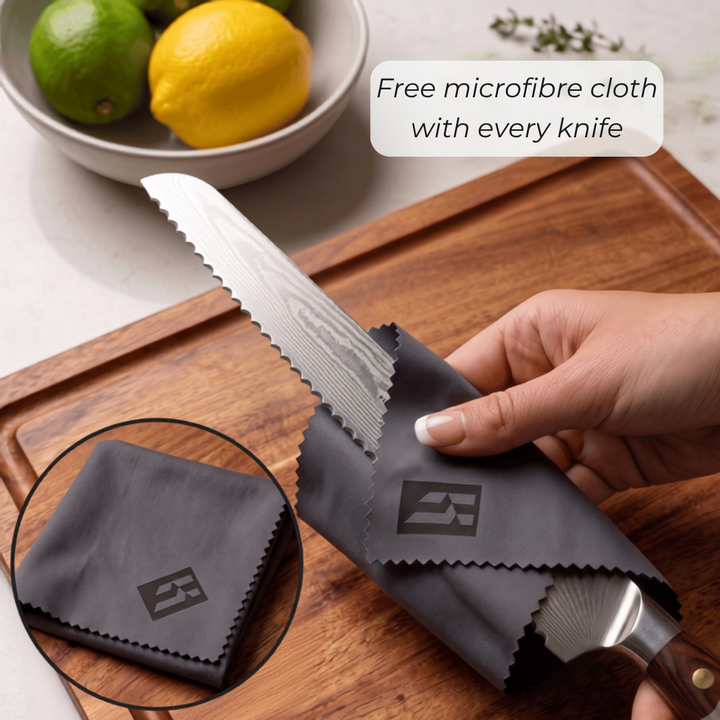 Premium Bread Knife Rosewood