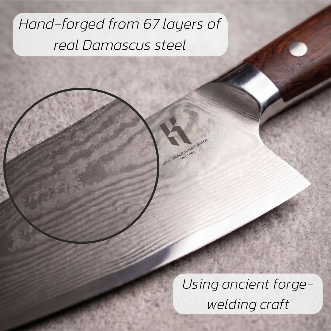 Premium Universal Chef Knife Rosewood