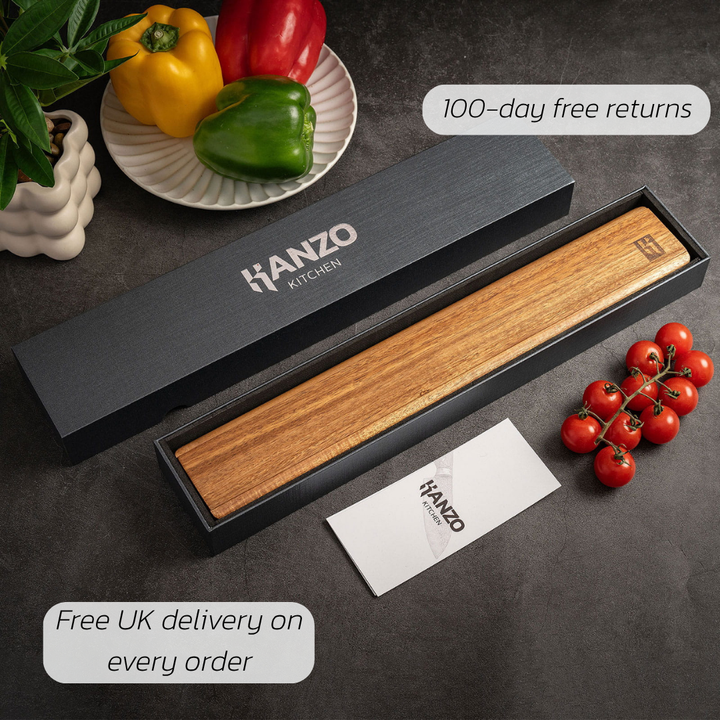 Magnetic Knife Holder Strip in Acacia