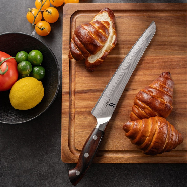 Premium Bread Knife Rosewood