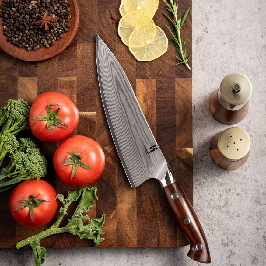 Premium Universal Chef Knife Rosewood