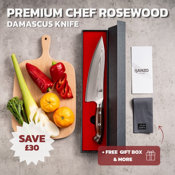 Premium Universal Chef Knife Rosewood