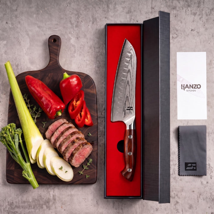 Santoku and utility knife