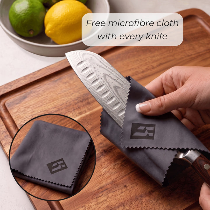 Santoku and utility knife