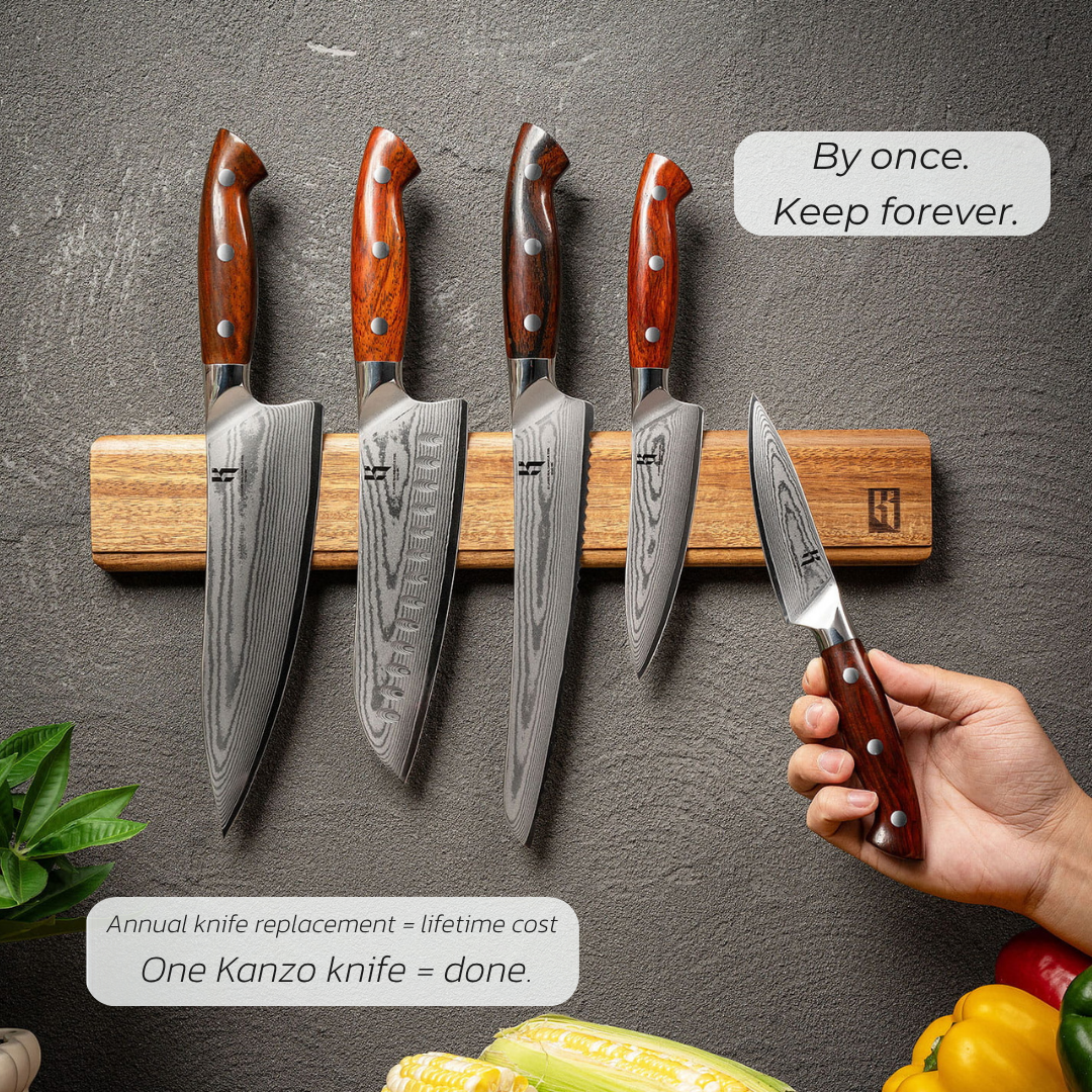 Premium Bread Knife Rosewood