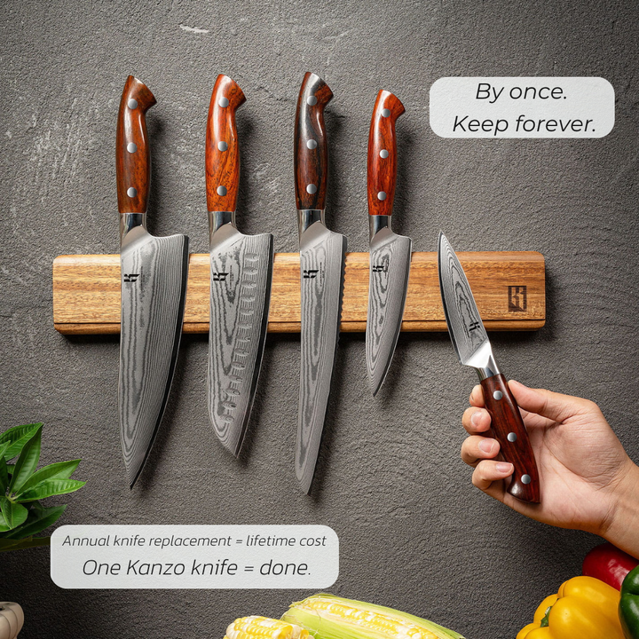 Premium Bread Knife Rosewood
