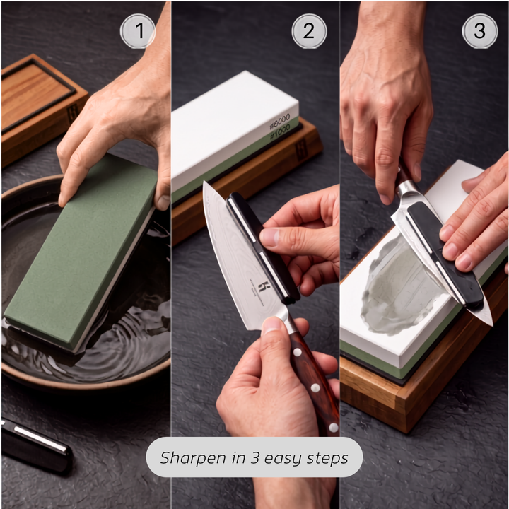 Small Whetstone 1000/6000 Knife Sharpener